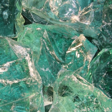 Bloc de verre Décoratif Turquoise 100-400 mm